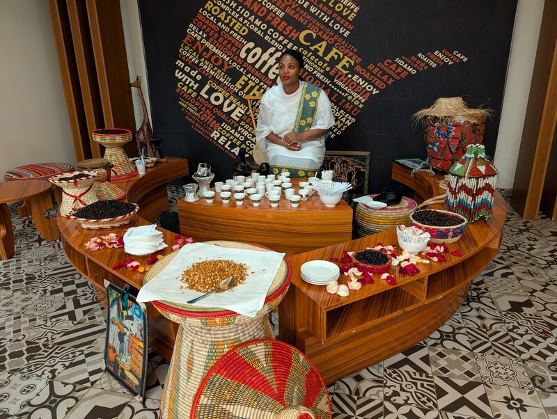 Ethiopian coffee ceremony