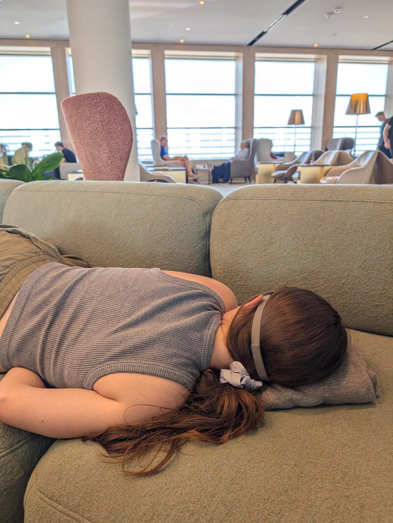 Malia sleeping